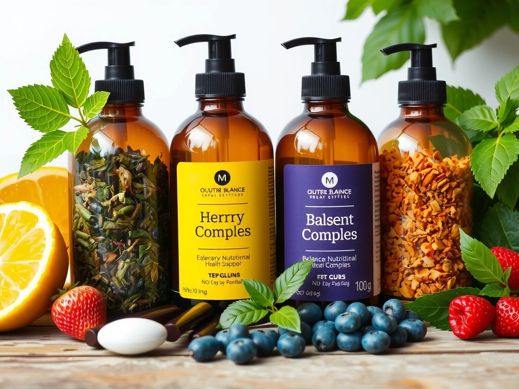 Image de complexes nutritionnels équilibrés