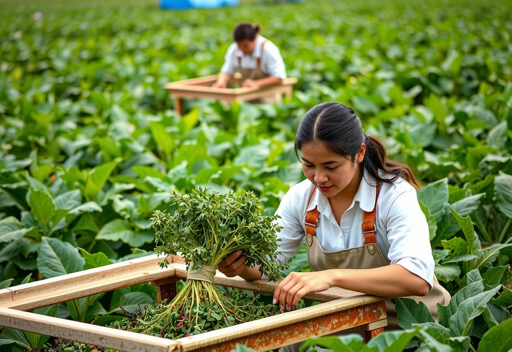 Fournisseurs biologiques récoltant des plantes pour Eiffelvit
