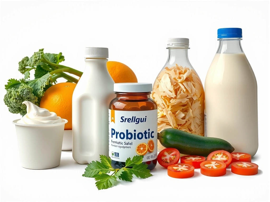 Bouteille de Probiotiques