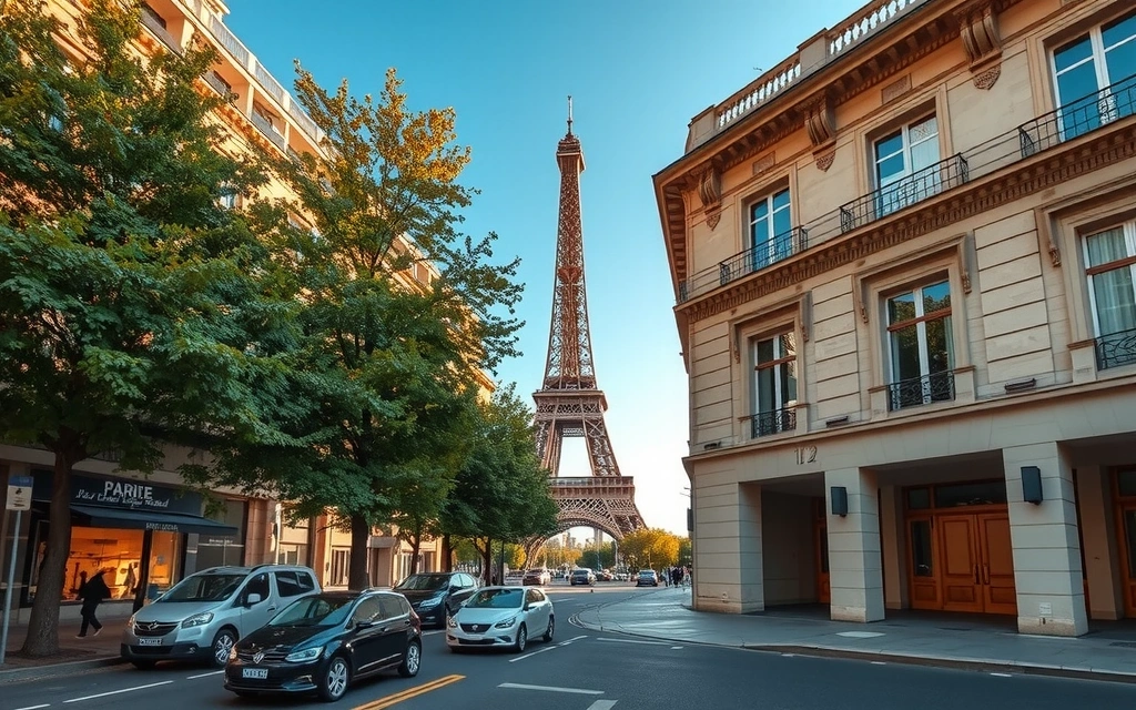 Vue extérieure de l'adresse Eiffelvit sur les Champs-Élysées à Paris